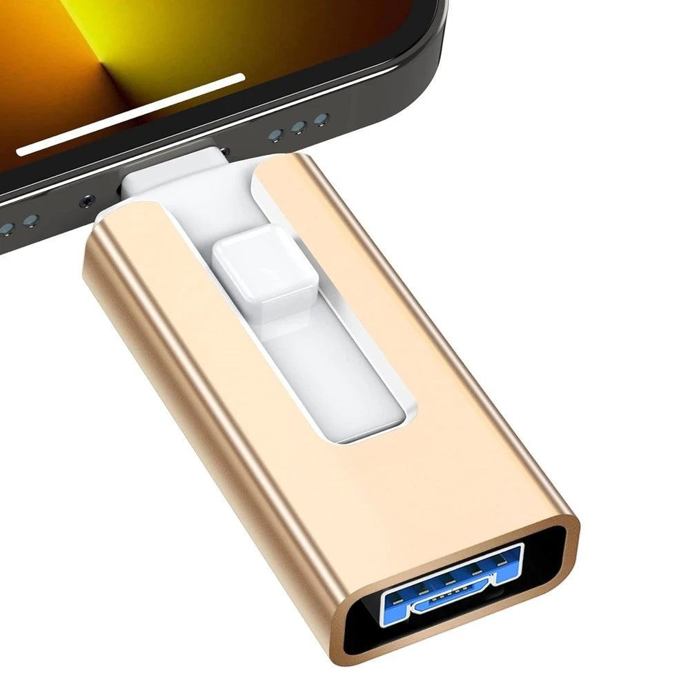 OTG USB 3.0 Flash Drive Metal Waterproof High-Speed 32GB – 2TB Storage PC & Mobile