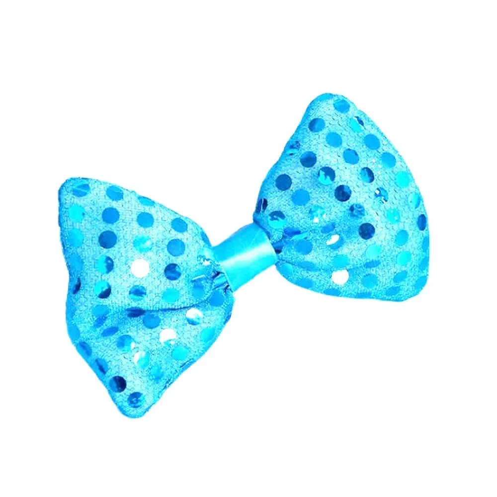 LED Sequin Fedora Hat & Glowing Necktie Set – Light-Up Festival & Party Accessories for Kids & Adults