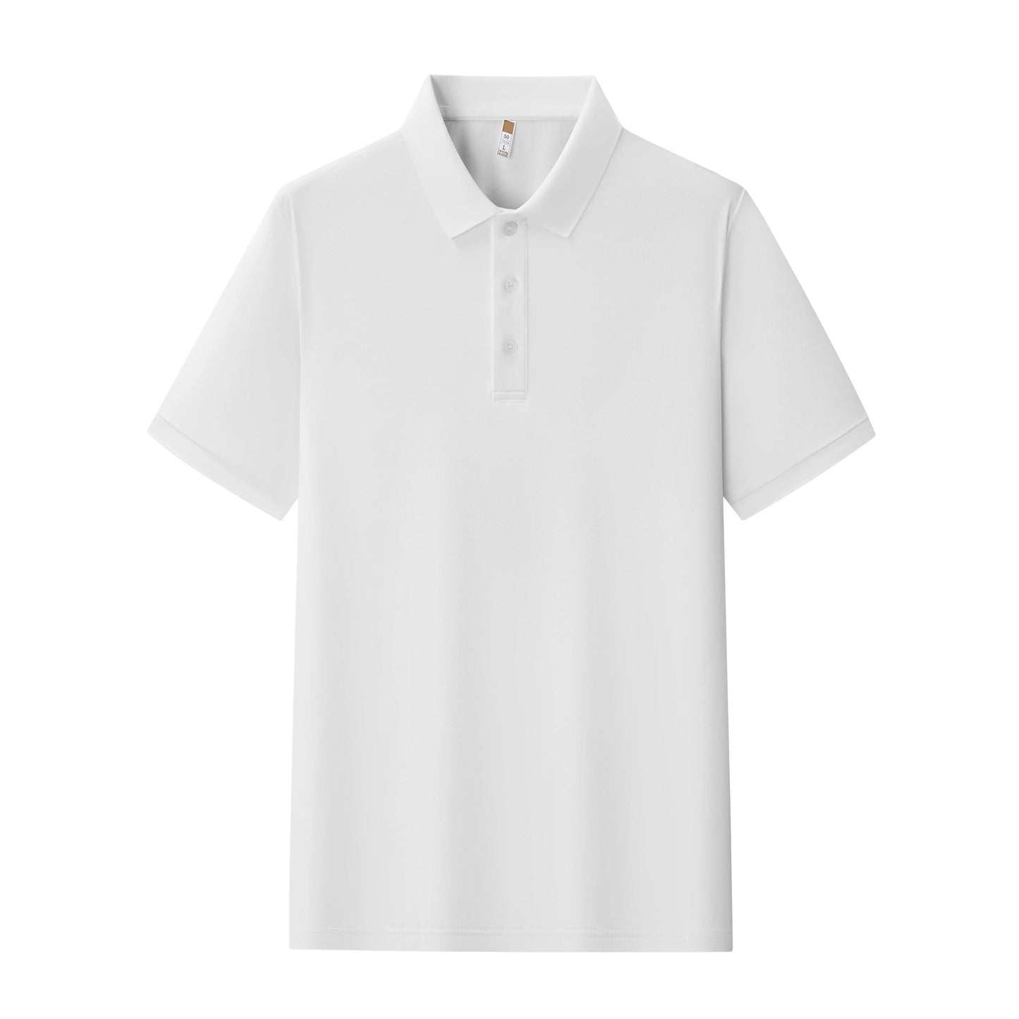 Mens Summer Polo Shirt Polyester Breathable Sweat Absorbent Short Sleeve Top UK
