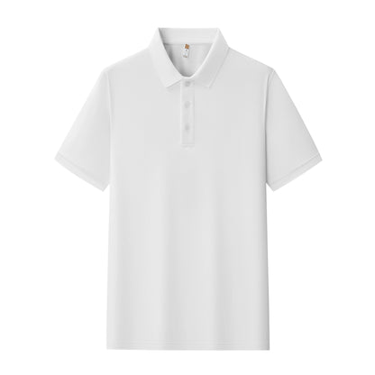 Mens Summer Polo Shirt Polyester Breathable Sweat Absorbent Short Sleeve Top UK
