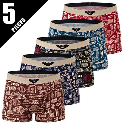 Men's Printed Board Shorts Multipack 4/5 Pcs Polyester XS-XXXL
