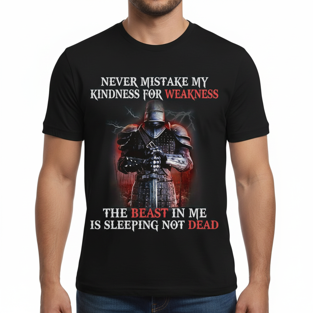Never Mistake My Kindness for Weakness Men's Knight T-Shirt
