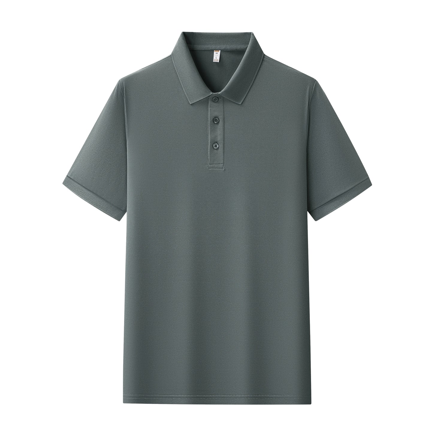 Mens Summer Polo Shirt Polyester Breathable Sweat Absorbent Short Sleeve Top UK