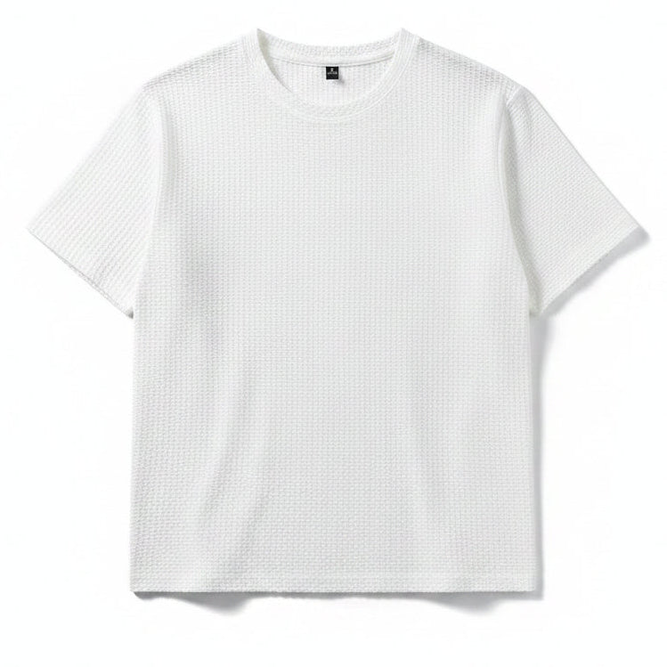 Mens Ice Silk Mesh T-Shirt Breathable Slim Fit Short Sleeve Summer Top M-5XL