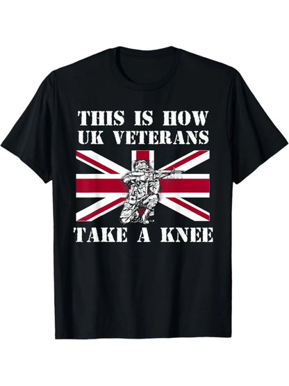 This Is How UK Veterans Take A Knee Men's Graphic T-Shirt