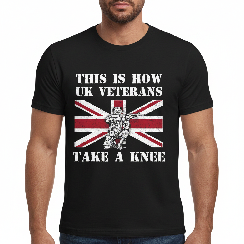 This Is How UK Veterans Take A Knee Men's Graphic T-Shirt