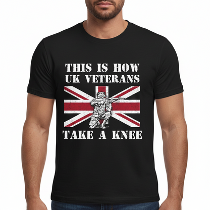 This Is How UK Veterans Take A Knee Men's Graphic T-Shirt