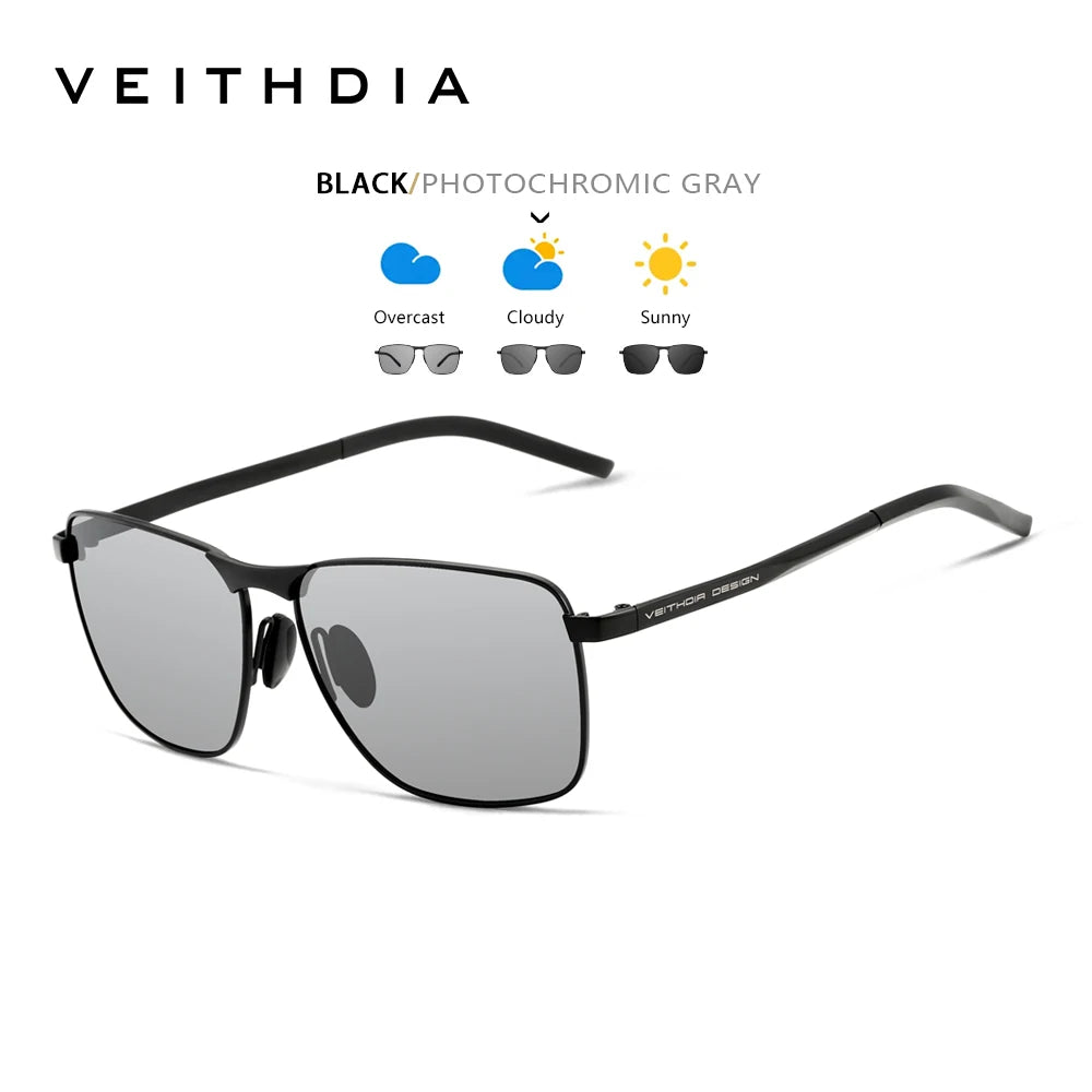 Mens Vintage Polarized UV400 Rectangle Sports Sunglasses V2462