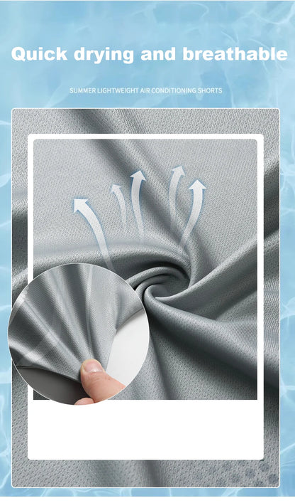 Mens Unisex Quick Dry Ice Silk T-Shirt Breathable Summer Sports Tee S-4XL