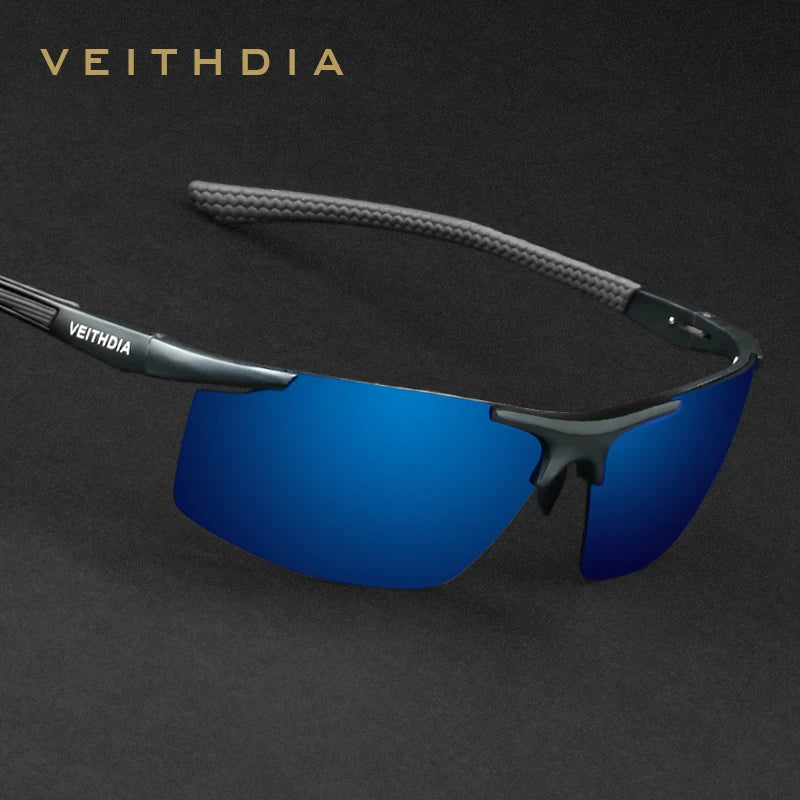 VEITHDIA Mens Polarized UV400 Sunglasses | Aluminum-Magnesium Frame 6588