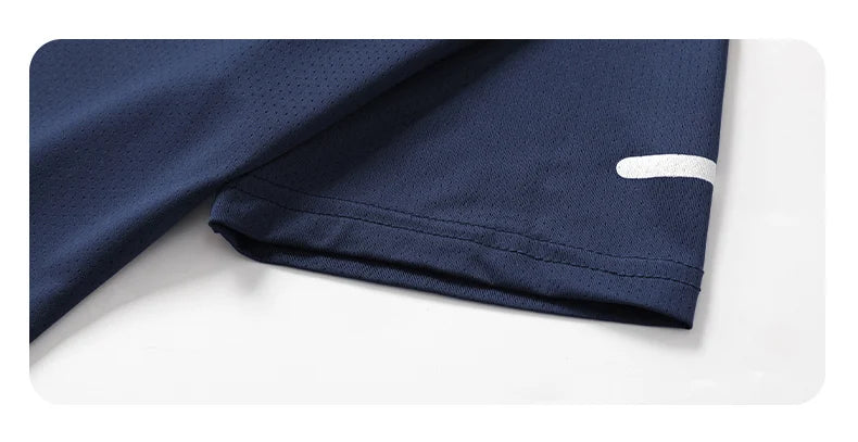 Mens Quick Dry Hiking T-Shirt Breathable Summer Sports Tee Polyester Gym
