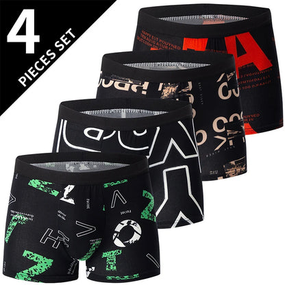 Men's Printed Board Shorts Multipack 4/5 Pcs Polyester XS-XXXL
