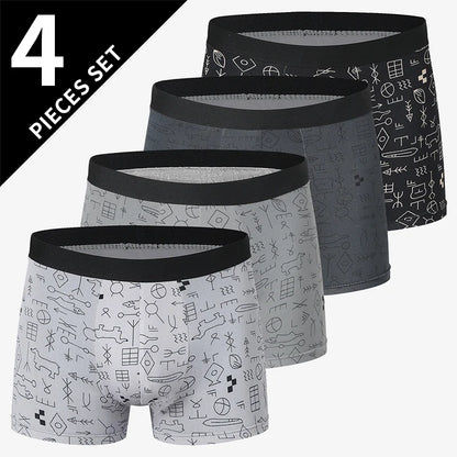 Men's Printed Board Shorts Multipack 4/5 Pcs Polyester XS-XXXL