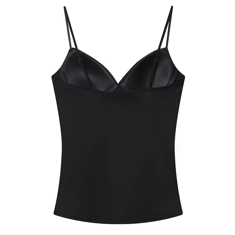 Womens Corset Crop Top Backless Camisole Bustier Bodycon Strap Top - QHA UK