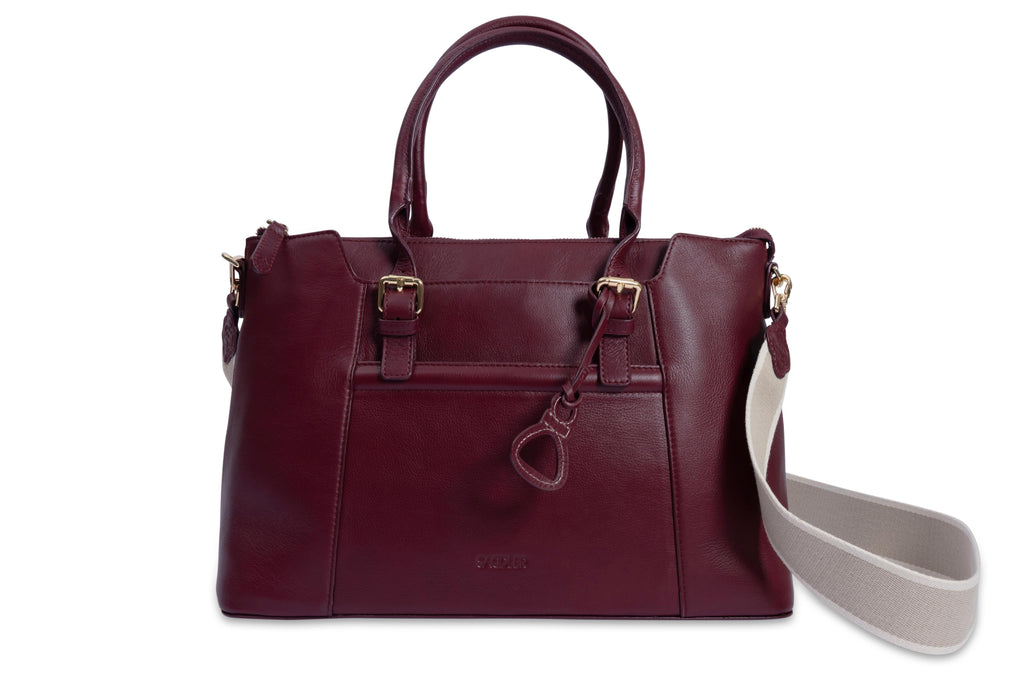 Elizabeth Leather Workbag  - Handmade by Saddler - Practical, Spacious & Elegant Design