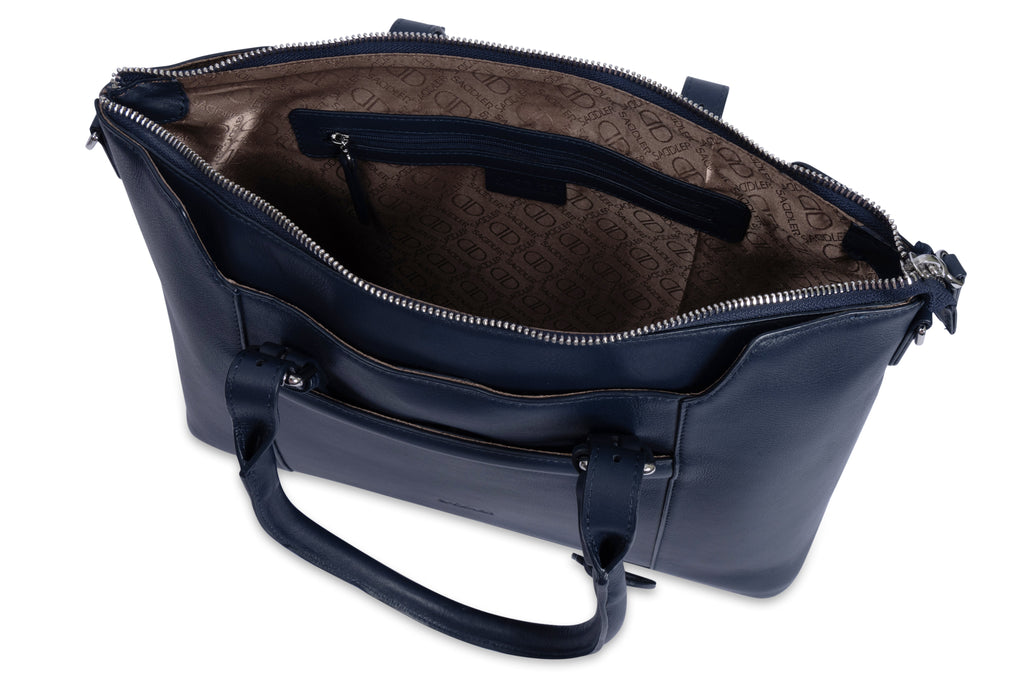 Elizabeth Leather Workbag  - Handmade by Saddler - Practical, Spacious & Elegant Design