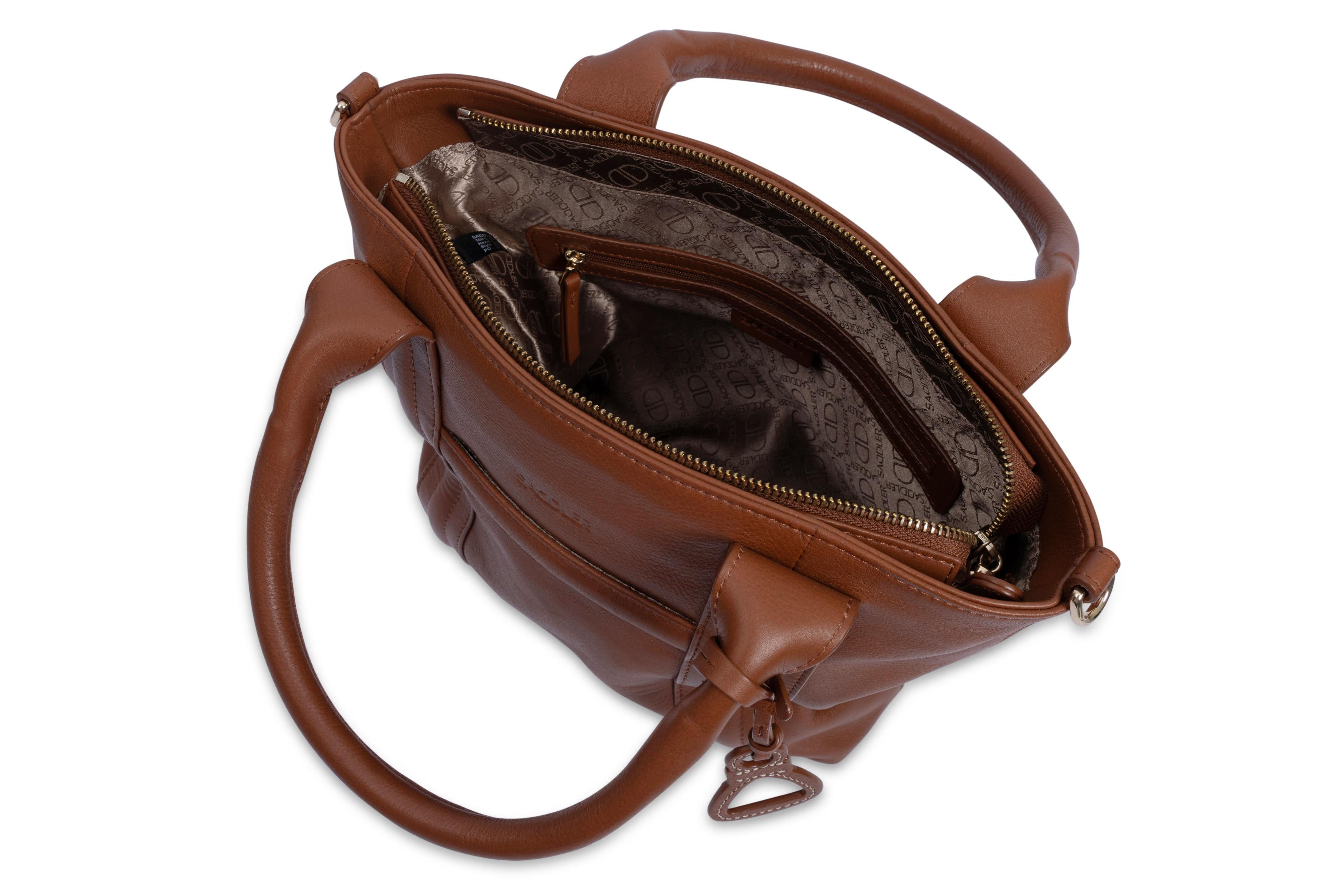 "Patricia" Leather Handbag for Women by Saddler – Stylish, Versatile & Practical Design