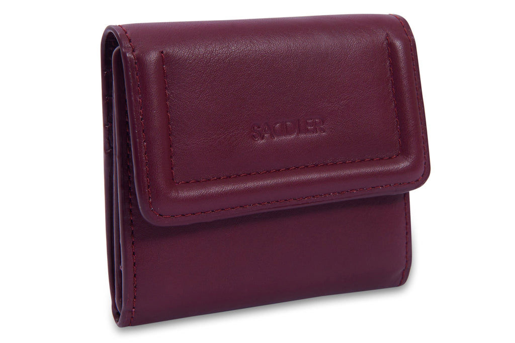SADDLER "Edith" RFID Trifold Real Leather Card Case (Gift Boxed)