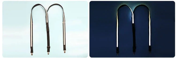 Light-Up LED Suspenders & Bow Tie Set – Adjustable Glowing Party Braces for Kids & Adults