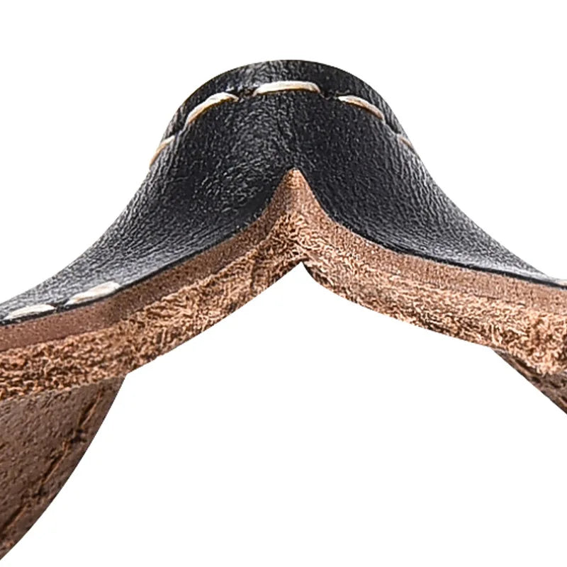 Men's Plus Size Genuine Leather Belt Cowhide Casual Business 105–170cm