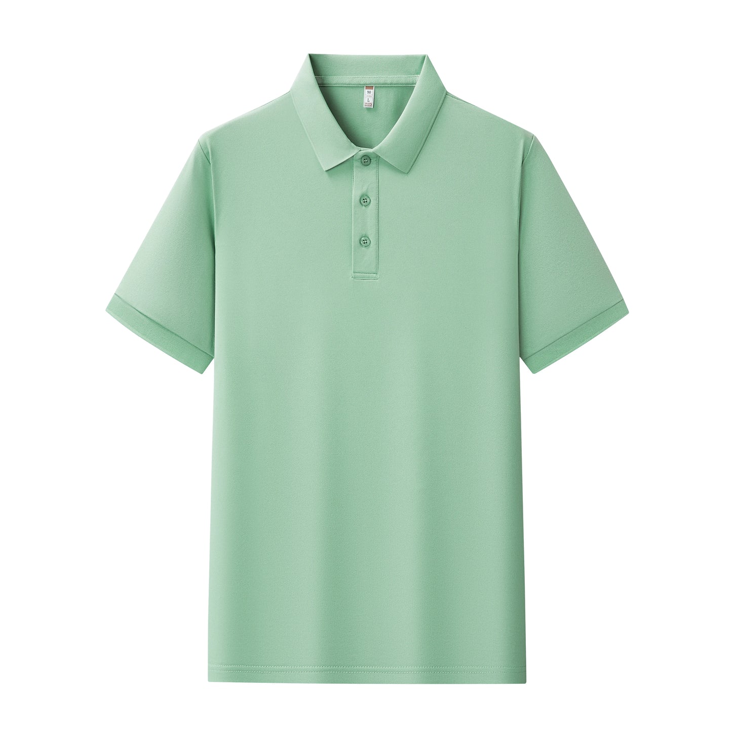 Mens Summer Polo Shirt Polyester Breathable Sweat Absorbent Short Sleeve Top UK