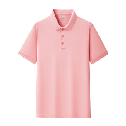 Mens Summer Polo Shirt Polyester Breathable Sweat Absorbent Short Sleeve Top UK