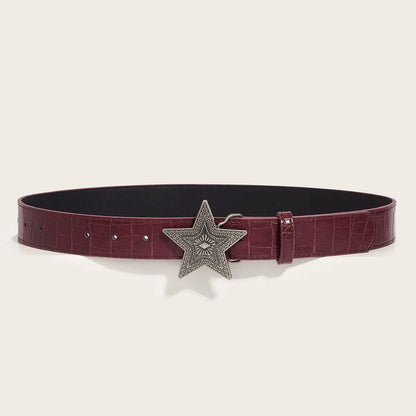 Women's Retro PU Belt Slim Waistband for Skirts Suits & Trousers 105CM