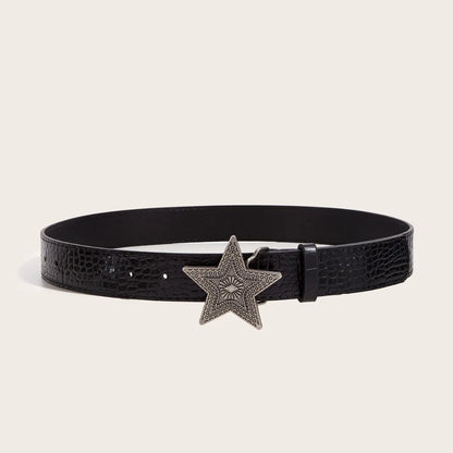 Women's Retro PU Belt Slim Waistband for Skirts Suits & Trousers 105CM