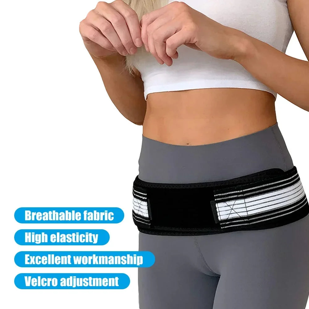 Sacroiliac SI Joint Belt Pelvic Hip Support Brace Lower Back Pain Relief