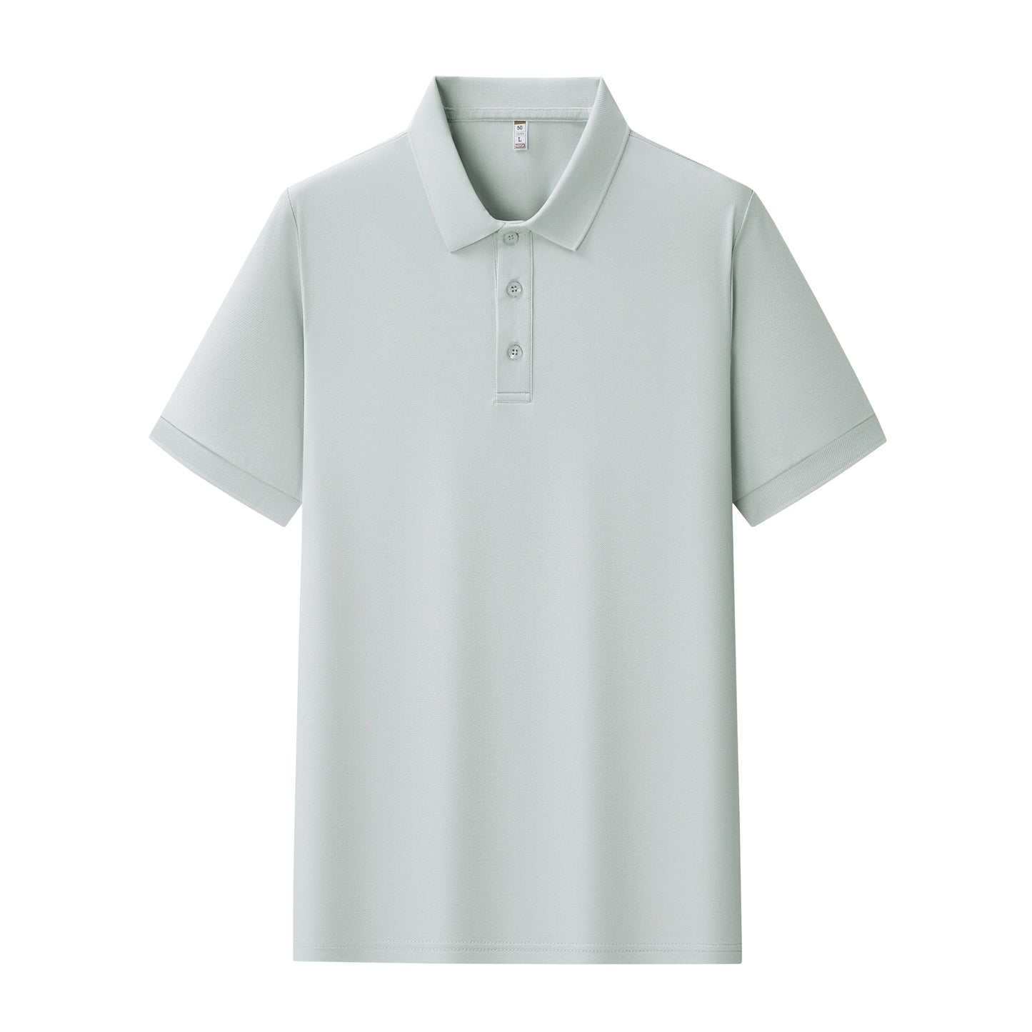 Mens Summer Polo Shirt Polyester Breathable Sweat Absorbent Short Sleeve Top UK