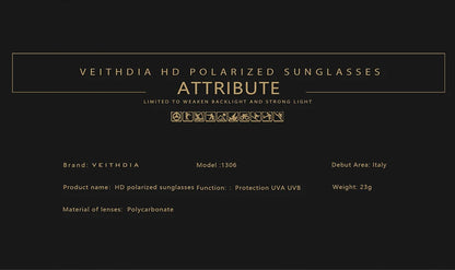 Mens Polarized UV400 Pilot Sunglasses - Alloy TAC Lens, 60mm Fit | QHA UK