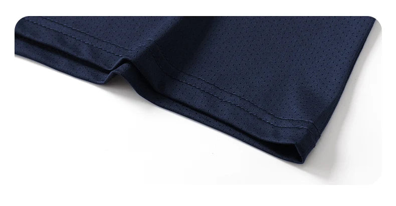 Mens Quick Dry Hiking T-Shirt Breathable Summer Sports Tee Polyester Gym