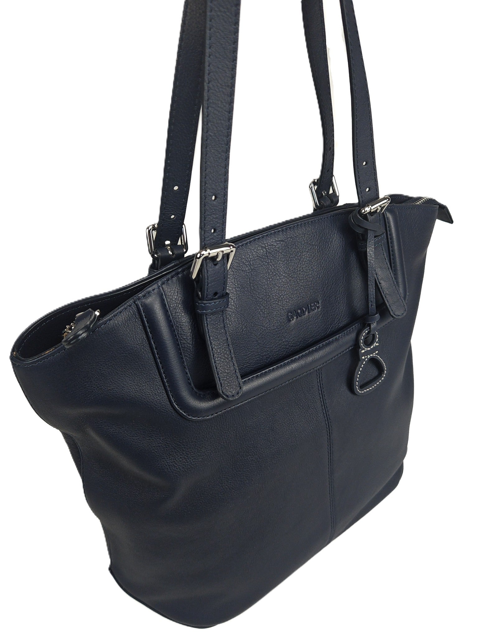 Sienna Zip Top Tote Shopper Bag for Women - Handmade by Saddler