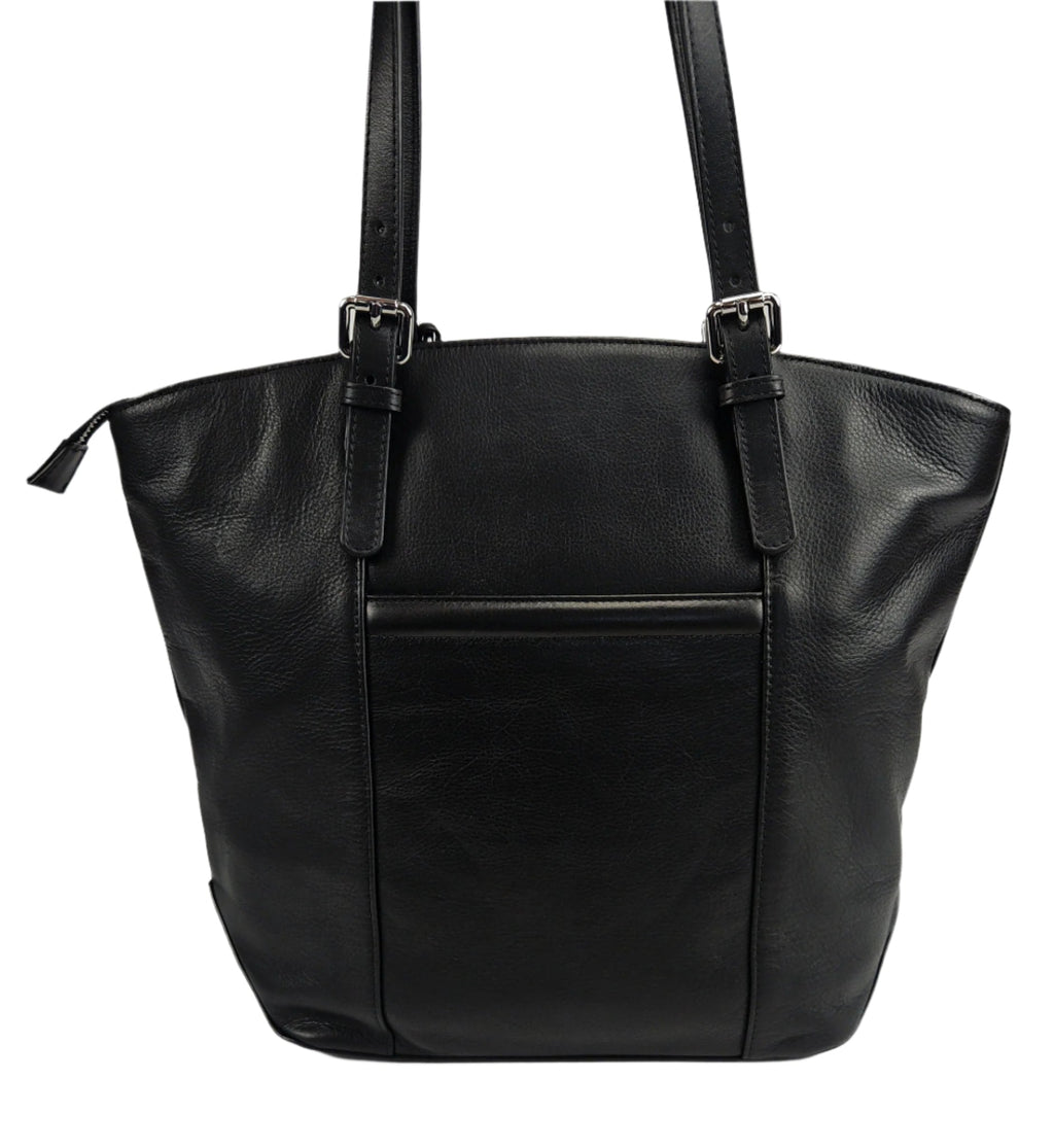 Sienna Zip Top Tote Shopper Bag for Women - Handmade by Saddler