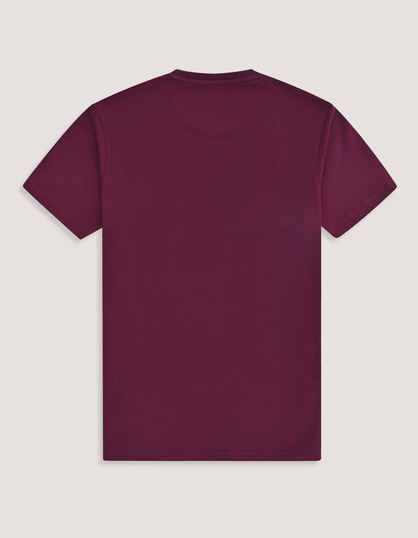 Maroon Plain Cotton T-Shirt