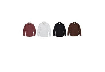 Ben Sherman Mens Organic Cotton Oxford Shirt Long Sleeve 2XL–5XL - QHA UK