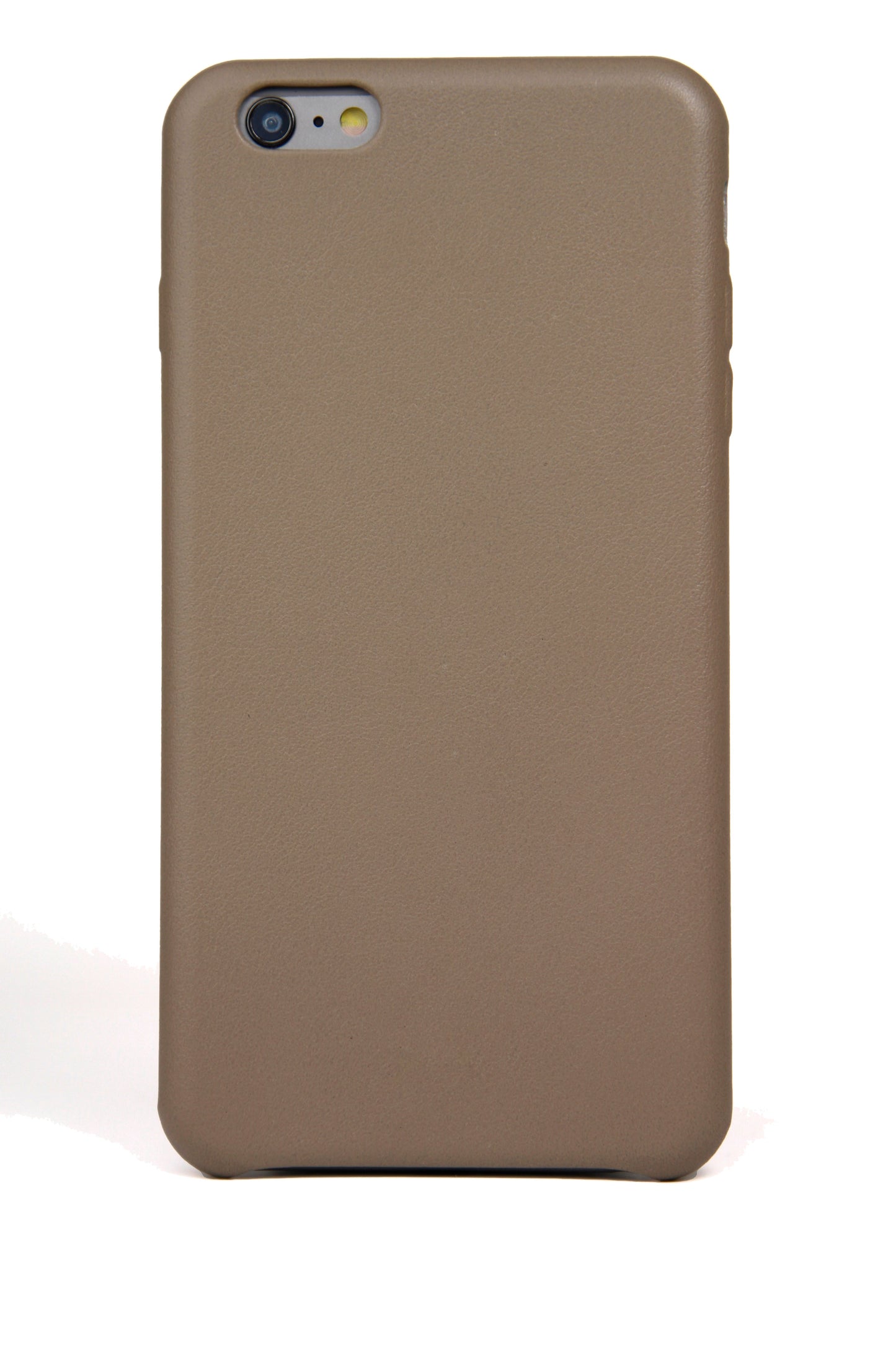 iPhone 6 Plus Case, Taupe Leather - QHA UK