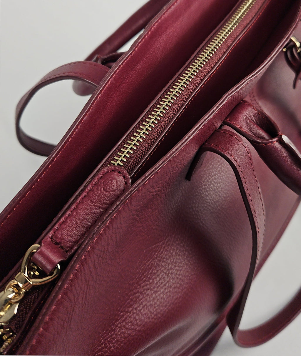 Victoria Oversize East West Tote Bag for Women - handmade by Saddler