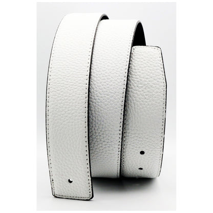 QHA 38mm Split Leather Strap for Buckle, Contrast Stitch, Unisex, Q06