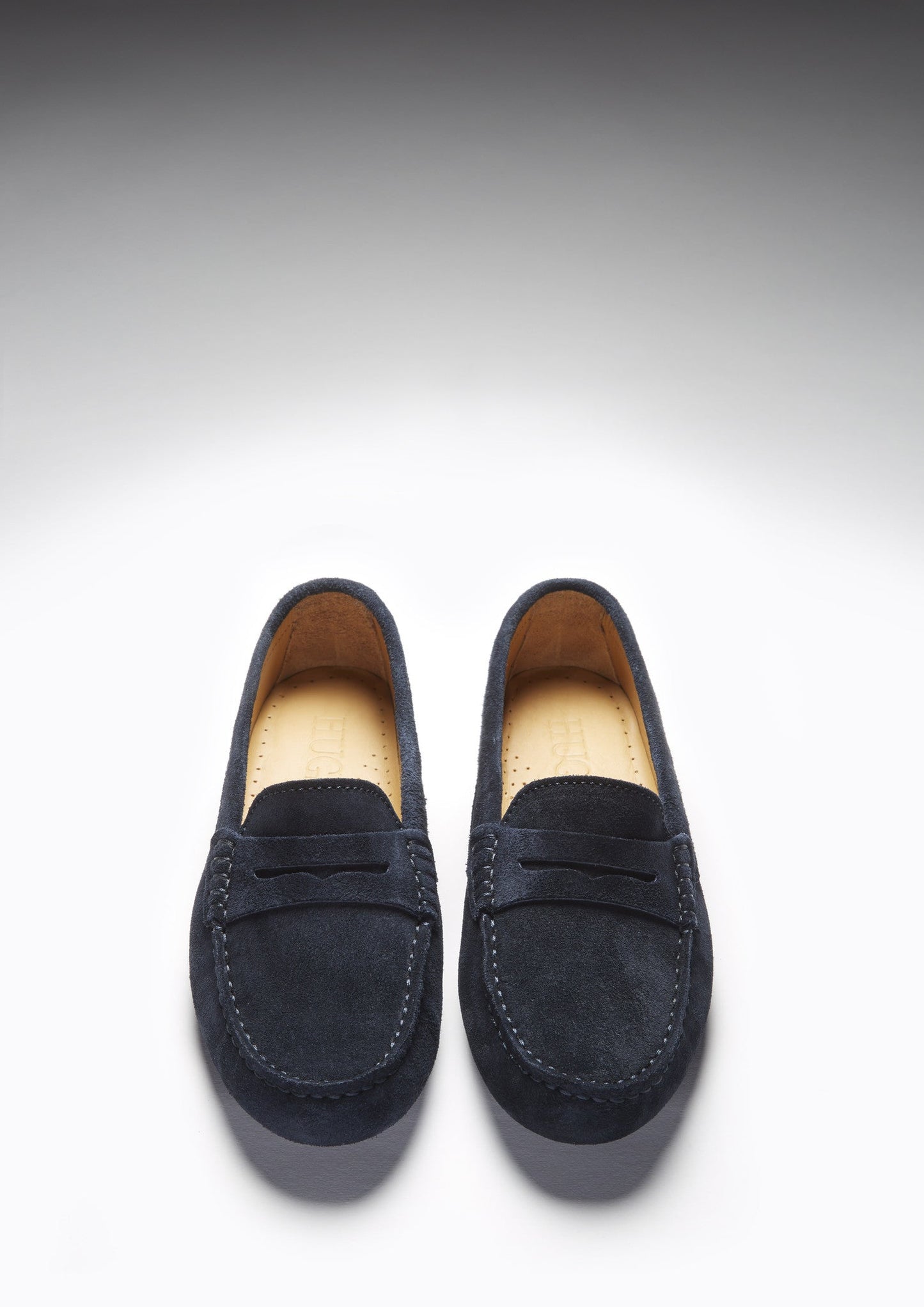 Hugs & Co Womens Navy Blue Suede Penny Driving Loafers EU 36-42 product image 4