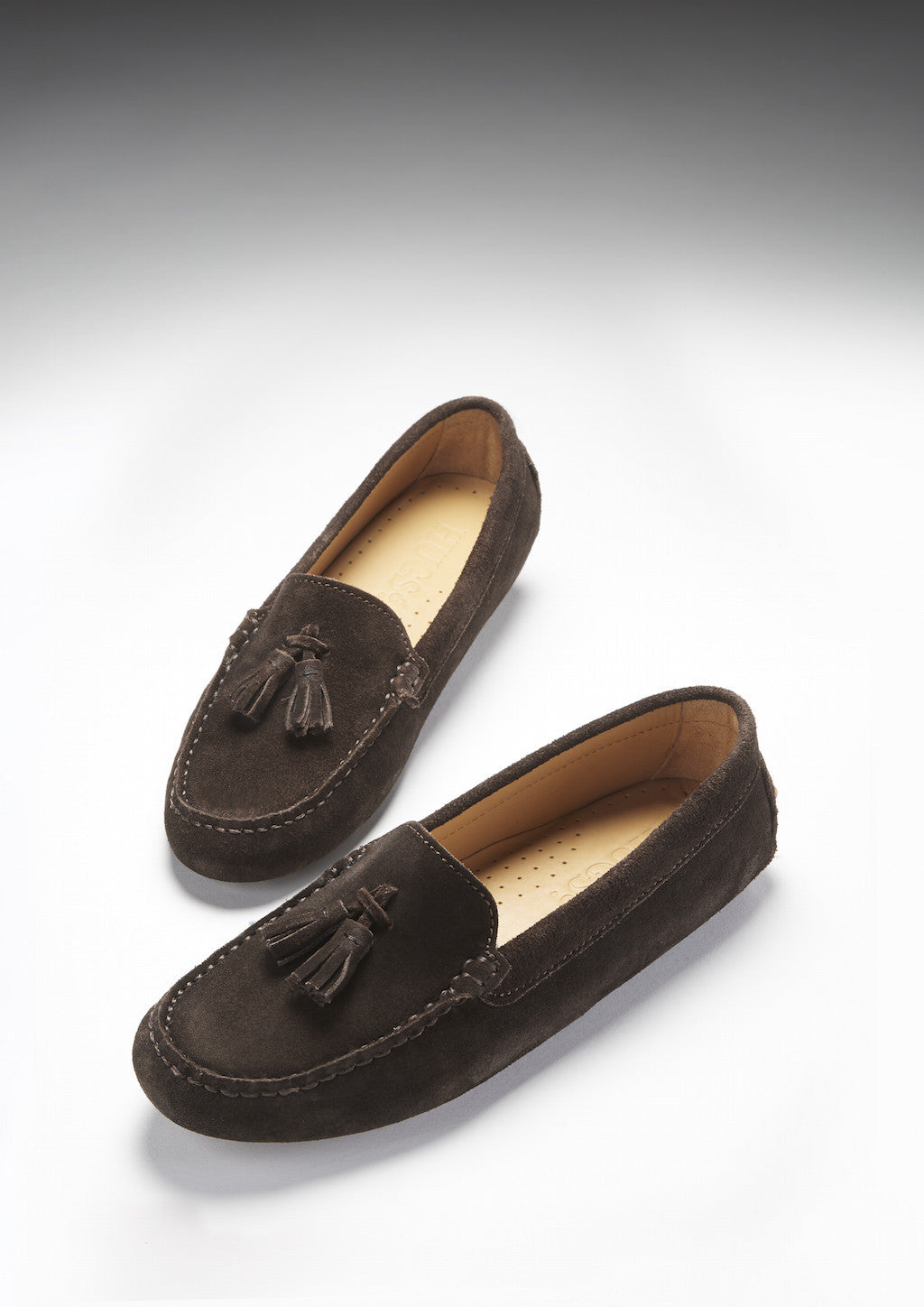 Hugs & Co Womens Brown Suede Tasselled Driving Loafers EU 36-42 product image 6