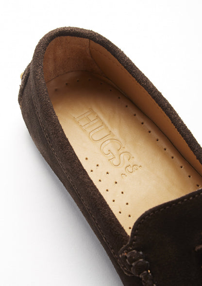 Hugs & Co Womens Brown Suede Tasselled Driving Loafers EU 36-42 product image 3
