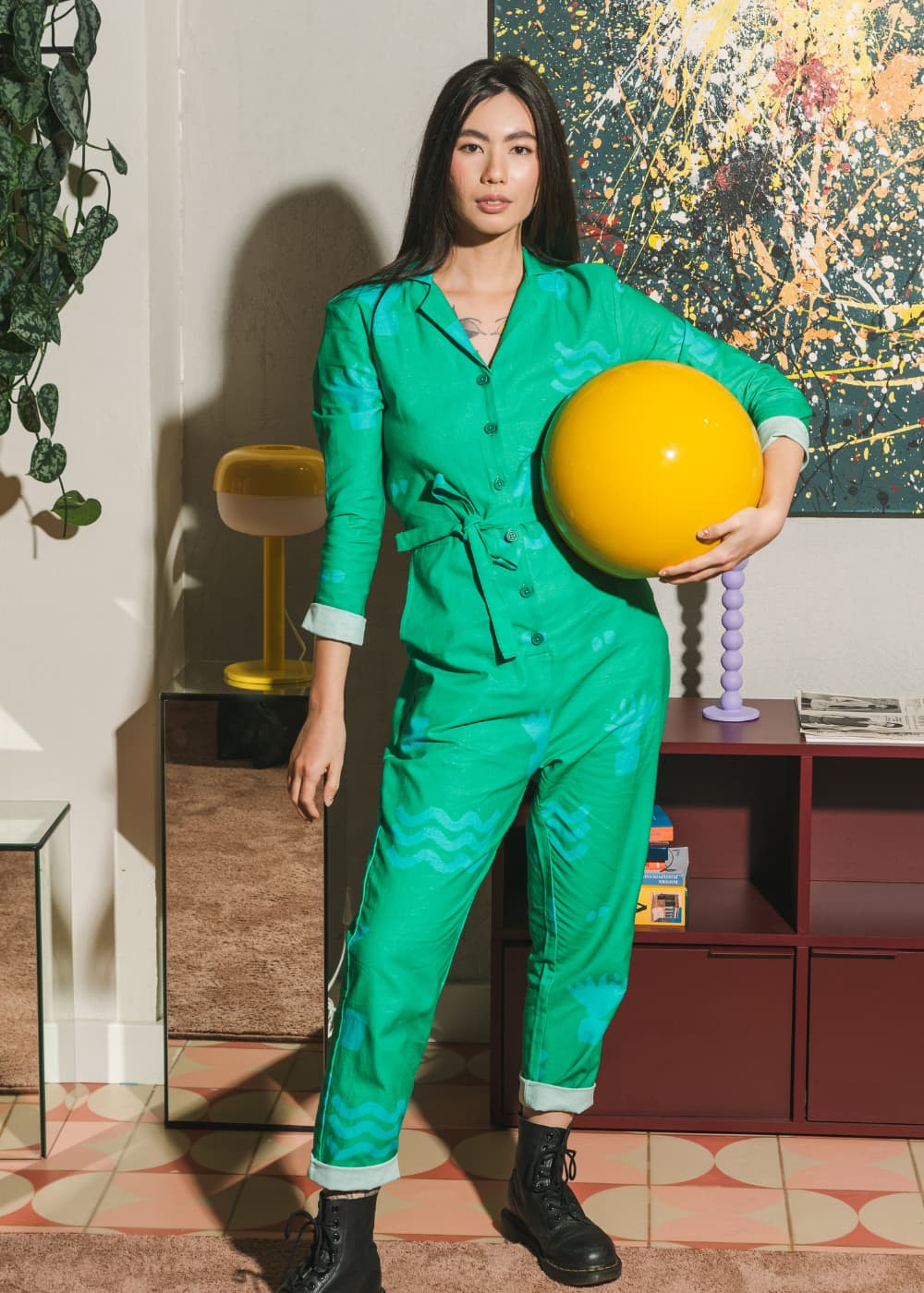 Organic Cotton & Linen Jumpsuit