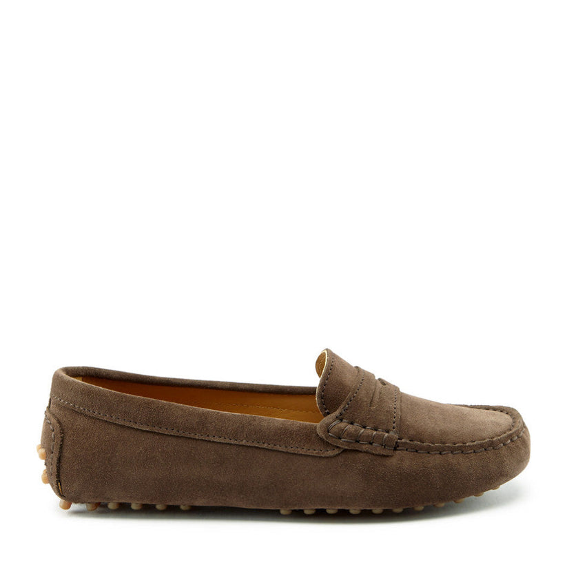 Hugs & Co Womens Brown Suede Penny Loafers EU 36-42 product image 1
