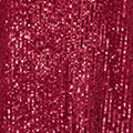 Yumi Burgundy Sequin Top With Sheer Sleeves And Cut Out Back - QHA UK