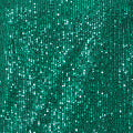 Yumi Green Sequin Top With Sheer Sleeves And Cut Out Back - QHA UK