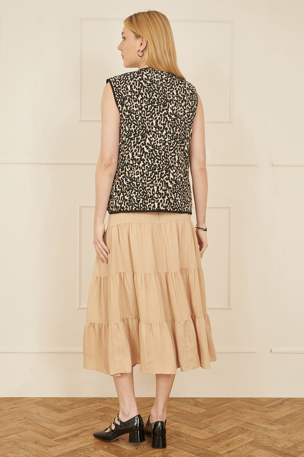 Yumi Stone Midi Boho Skirt - QHA UK