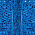 Yumi Blue Crochet Tie Front Cardigan - QHA UK