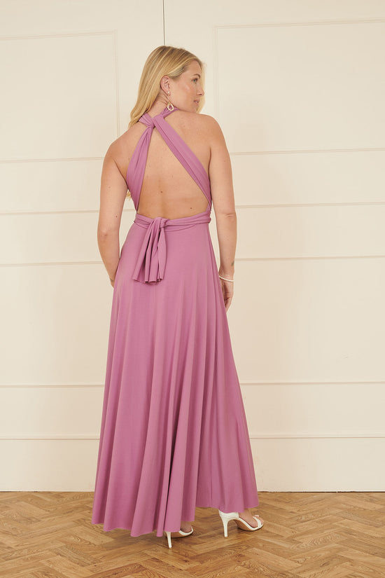 Yumi Pink Jersey Stretch Multiway Midi Dress - QHA UK