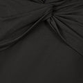 Yumi Black Jersey Cotton Bardot Top With Knot Detail - QHA UK